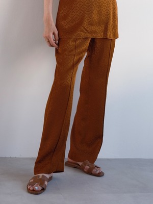 Mame Kurogouchi　JACQUARD PANTS
