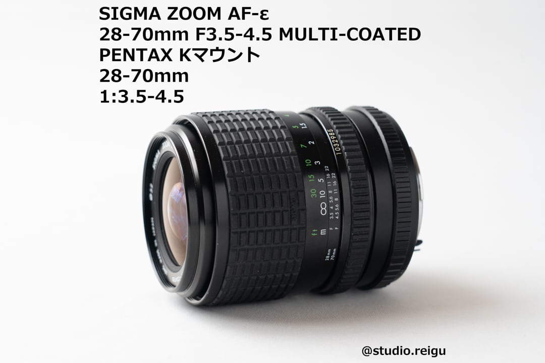 SIGMA ZOOM-S 1:3.5~4.5/f=28~70mm