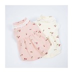 CHEERY柄フリルワンピース