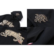 ストリート 裏起毛 Chicanoレタリング刺繍 パーカー T492