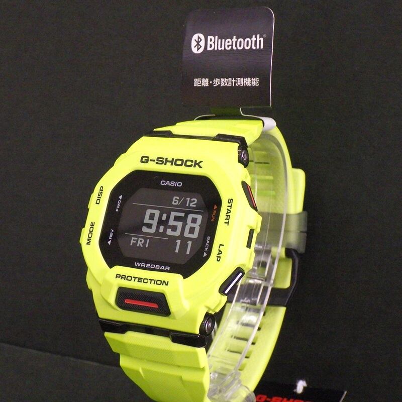 カシオ G-SHOCK GBD-200-9JF イエロー [20気圧防水 歩数・カロリー
