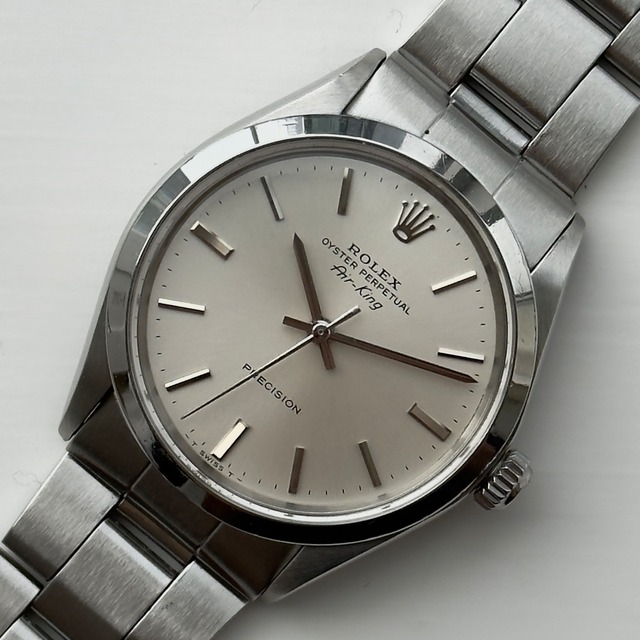 Rolex Oyster Perpetual Air-King 5500 (30*****) Silver non Lumi. Dial