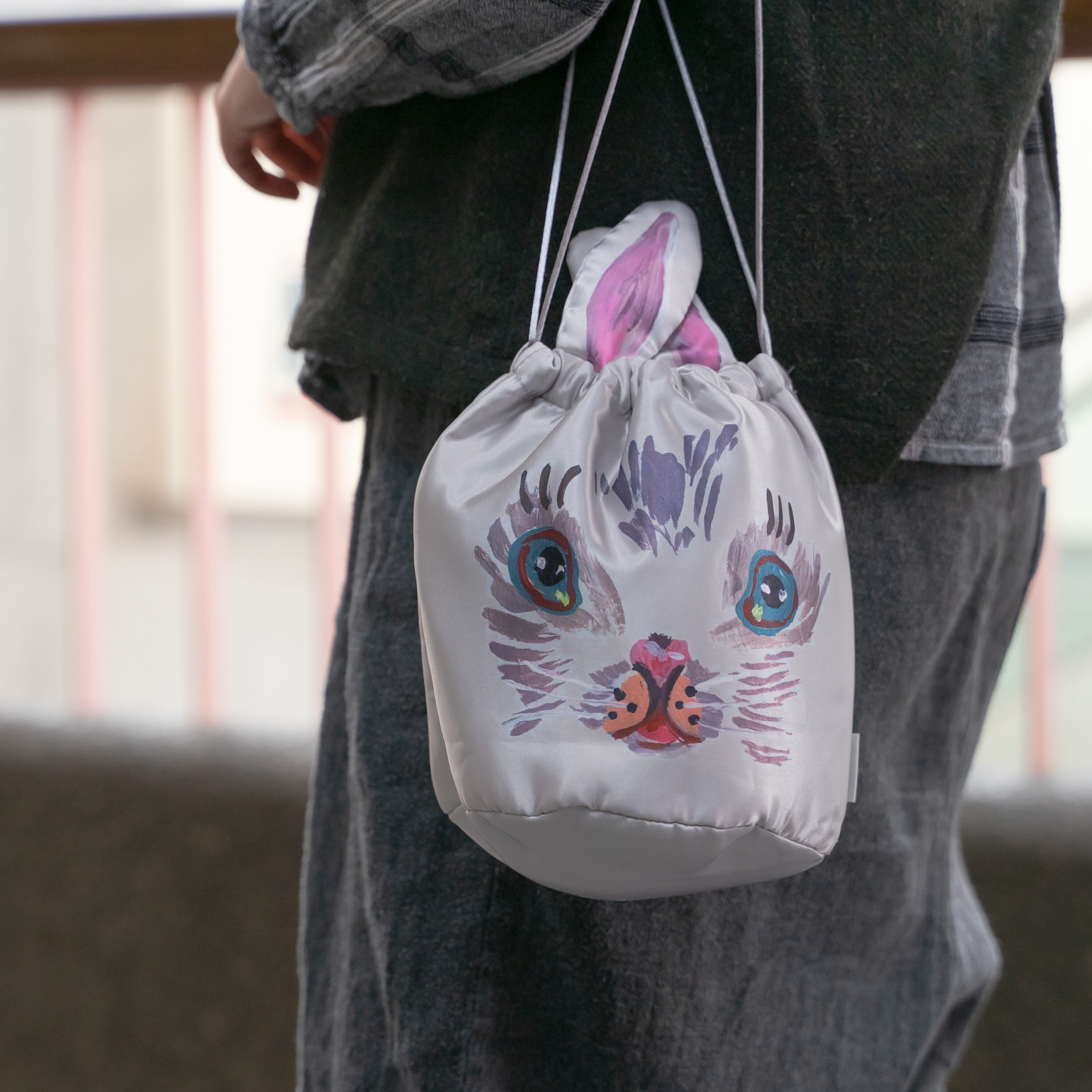 ナタリーレテ Drawstring bag BLANCHE | 暮らし道具と服のお店 Zoo