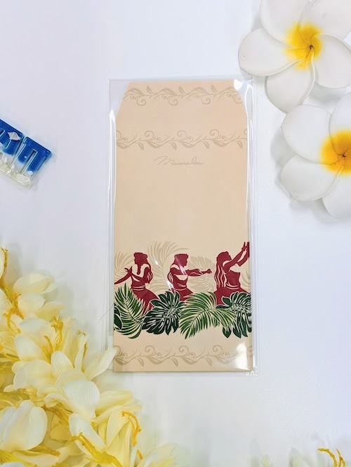 【お札が折れない】マカヒキヌイポチフクロ（3枚セット）LTBE HULA
