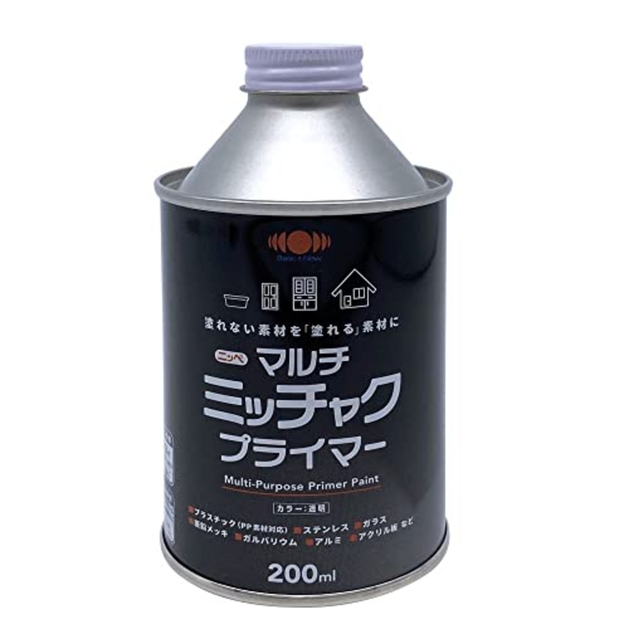 ニッペ(Nippe) 素地密着 塗装可能 上塗り万能 マルチミッチャクプライマー 200ml