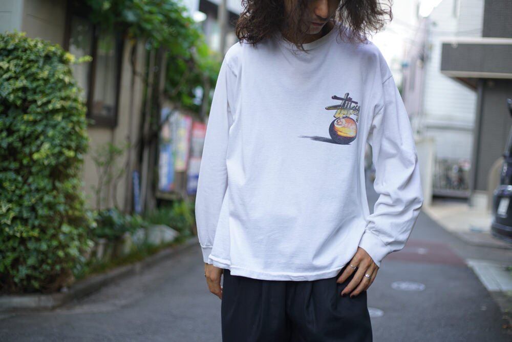 Stussy [OLD STUSSY] Vintage 8-ball print T-shirt [Late 1990s Made