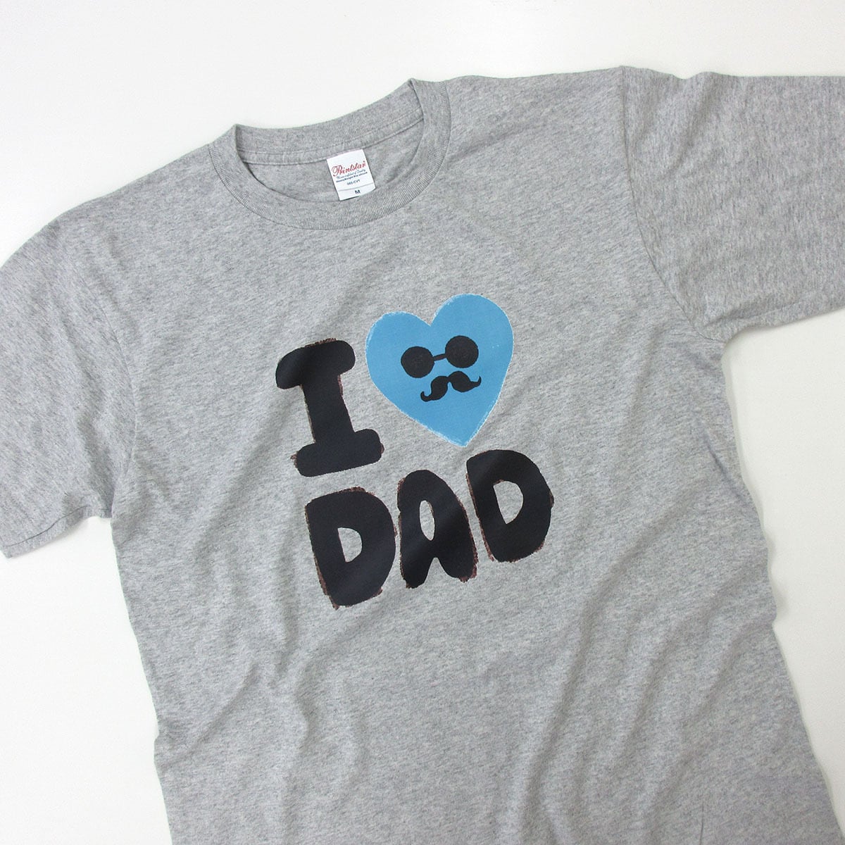 I LOVE DAD Tシャツ ms100 父の日 お祝い メッセージ ギフト プレゼント