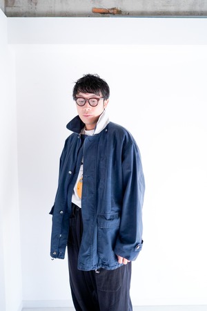 【1980s】"Made in Italy, Reversible"Europe Shell Jacket  / 5-362