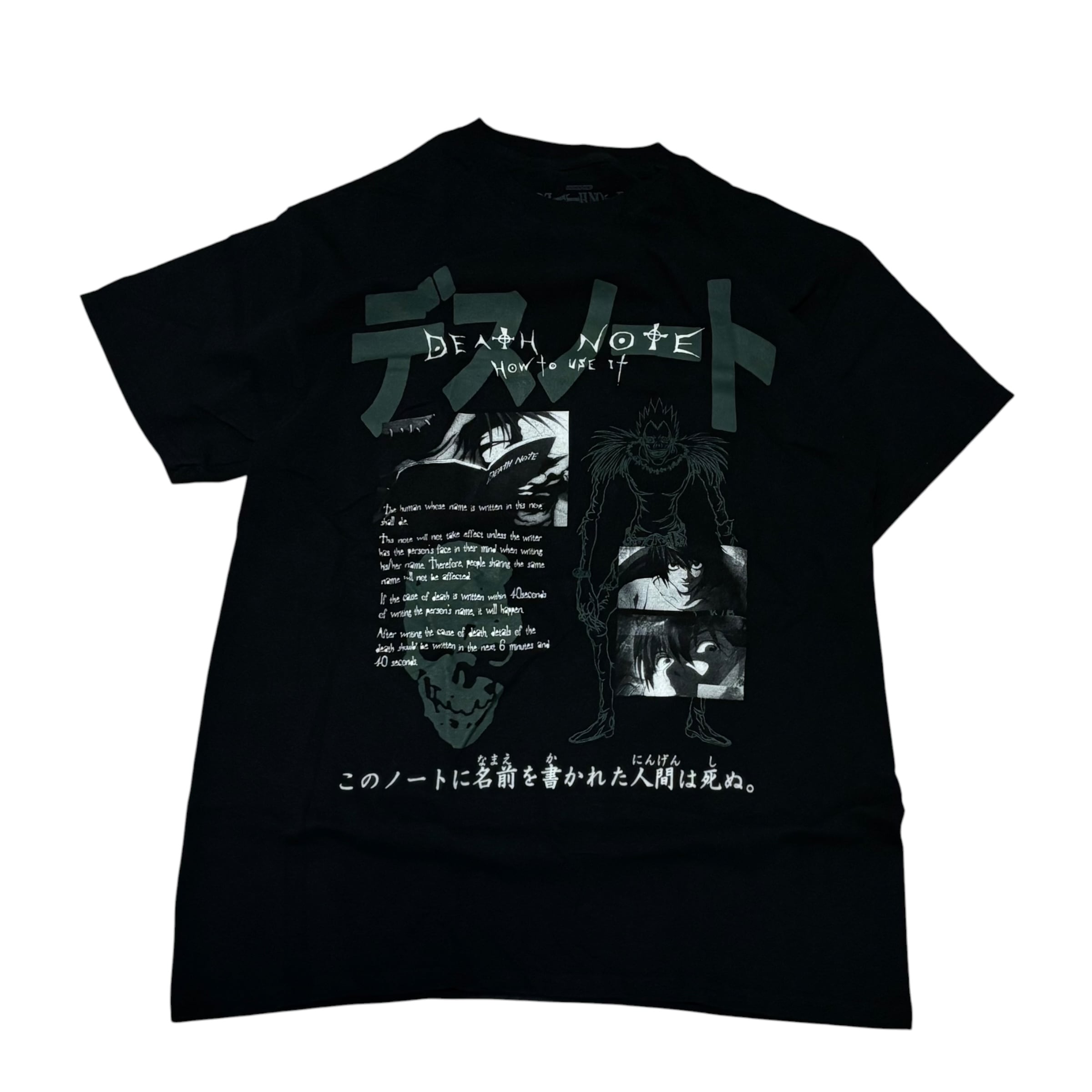 た*中様 00s DEATH NOTE デスノート Tシャツ アニメ 映画 00s DEATH NOTE tシャツ デスノート ANIME TEE アニメ リューク 死神