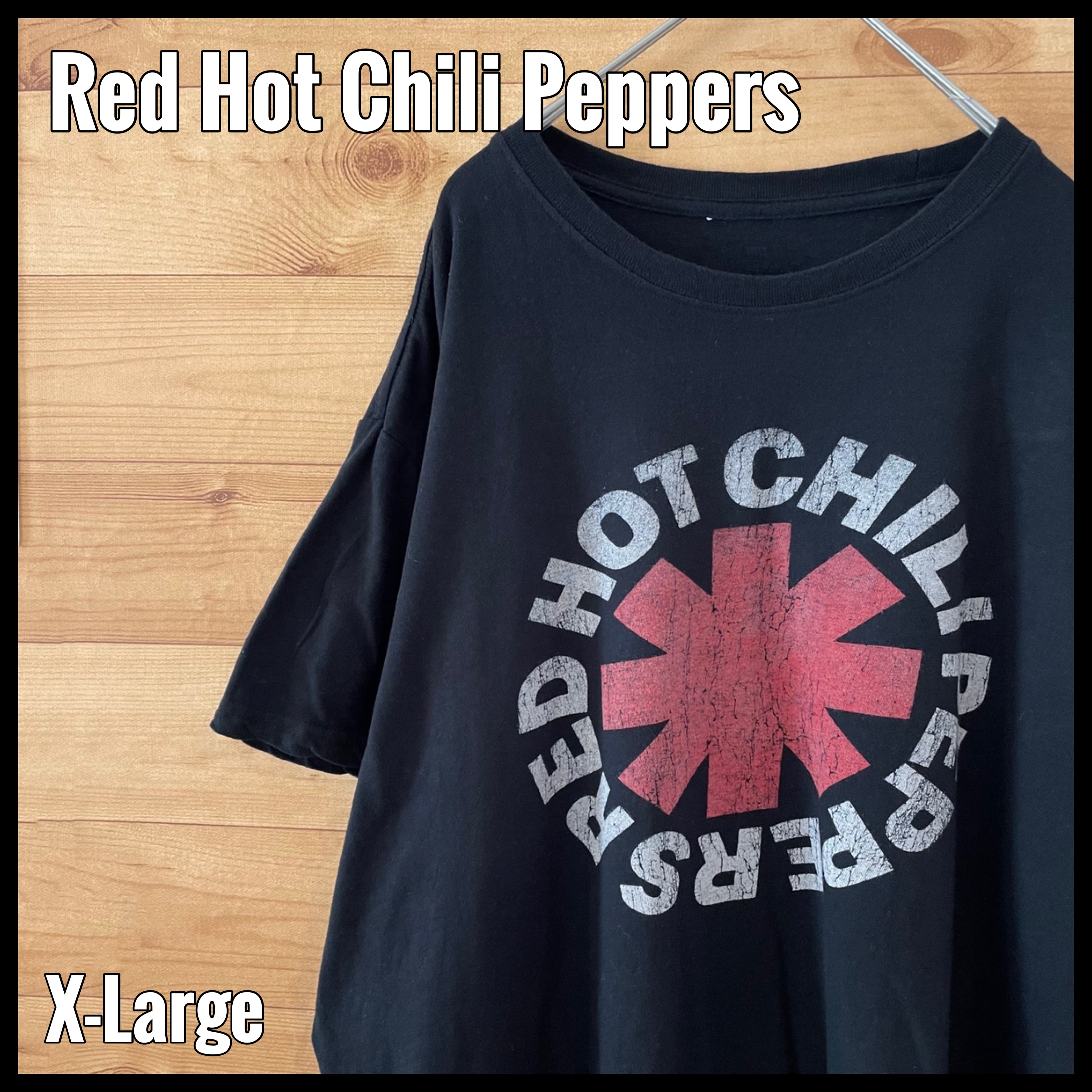 Red Hot Chili Peppers】レッチリ バンドTシャツ ロゴ XL ワイドサイズ ...