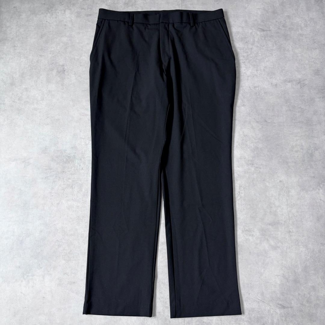 ラルフローレン W36 スラックス ボトム パンツ 古着 黒 21560