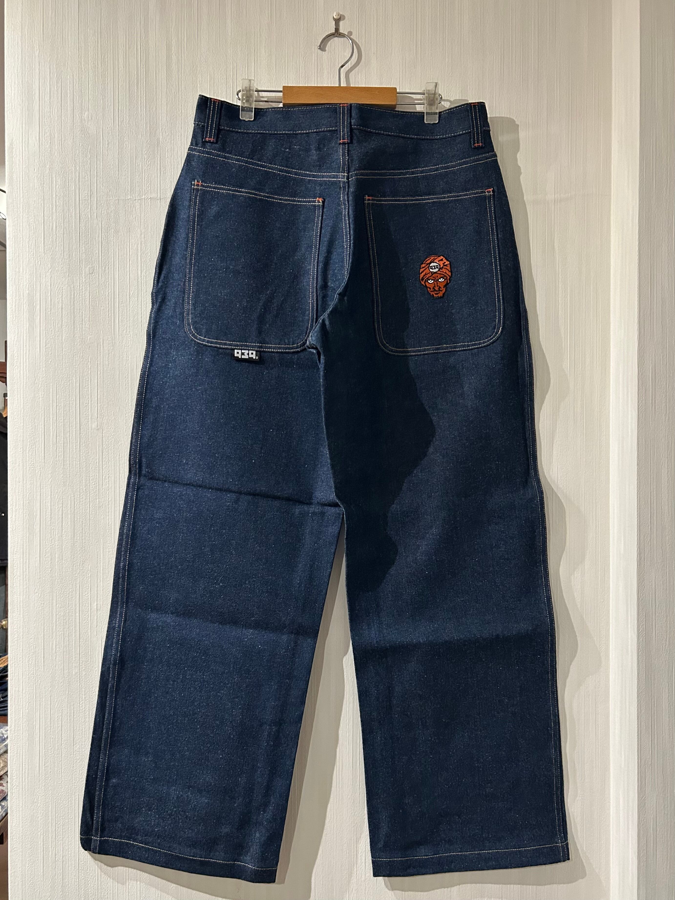 Dead Stock!! 1990s NINE THREE NINE “939” super wide denim pant