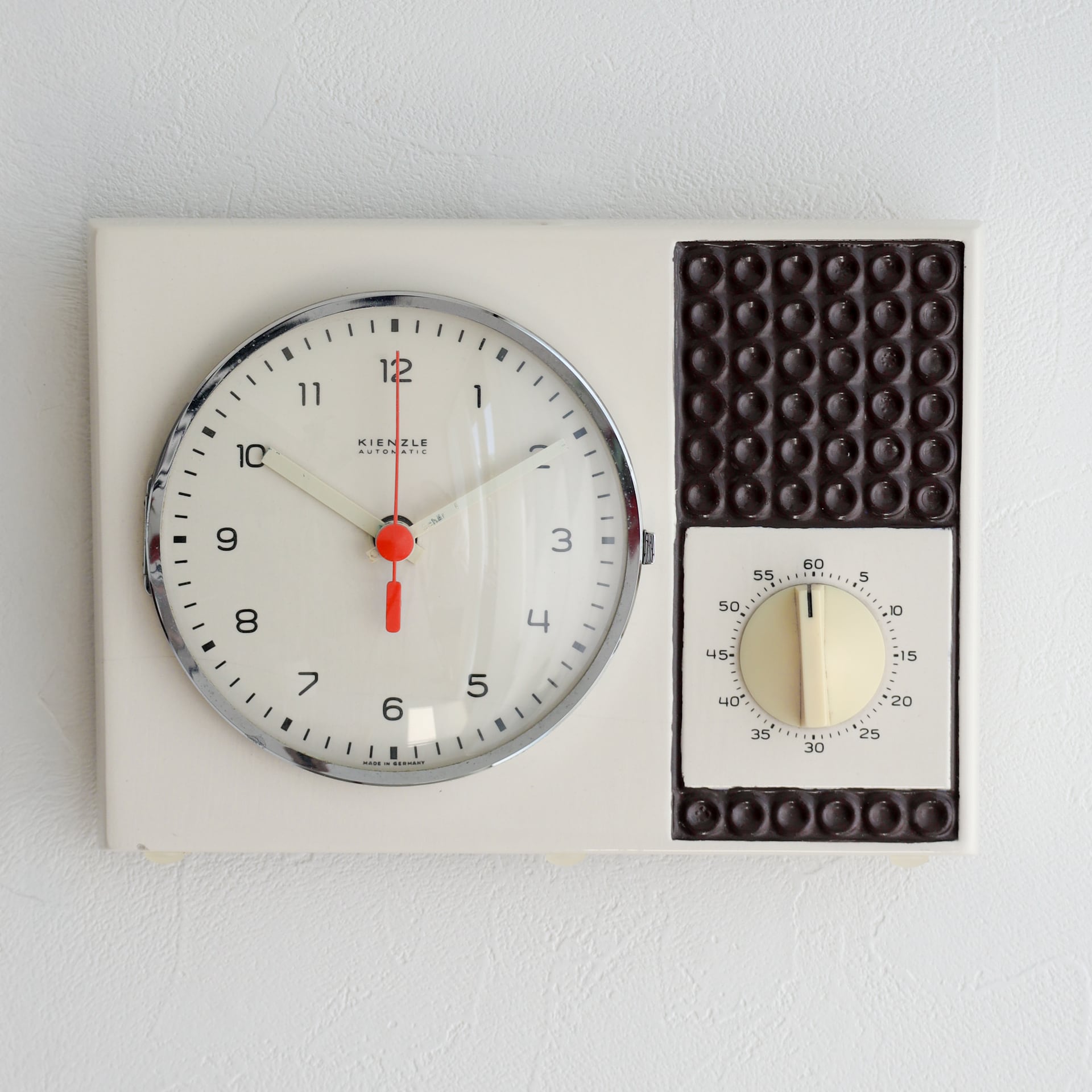 CERAMIC KITCKEN CLOCK & TIMER | KIENZLE | 1960-70s | Germany