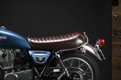 (Custom model)・GOODSEAT "SLENDER" Tuckroll (GENTLE BROWN) SR400 (78-08YEAR)