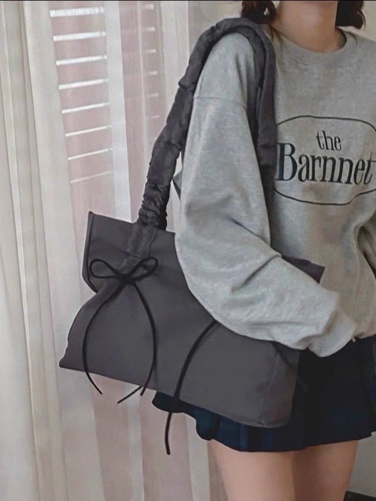 毎日に“ちょっと可愛い”をプラス ギャザーハンドルトートバッグ 大容量 お洒落 大人 カジュアル きれいめ トレンド 大きいサイズ 韓国 CH10899