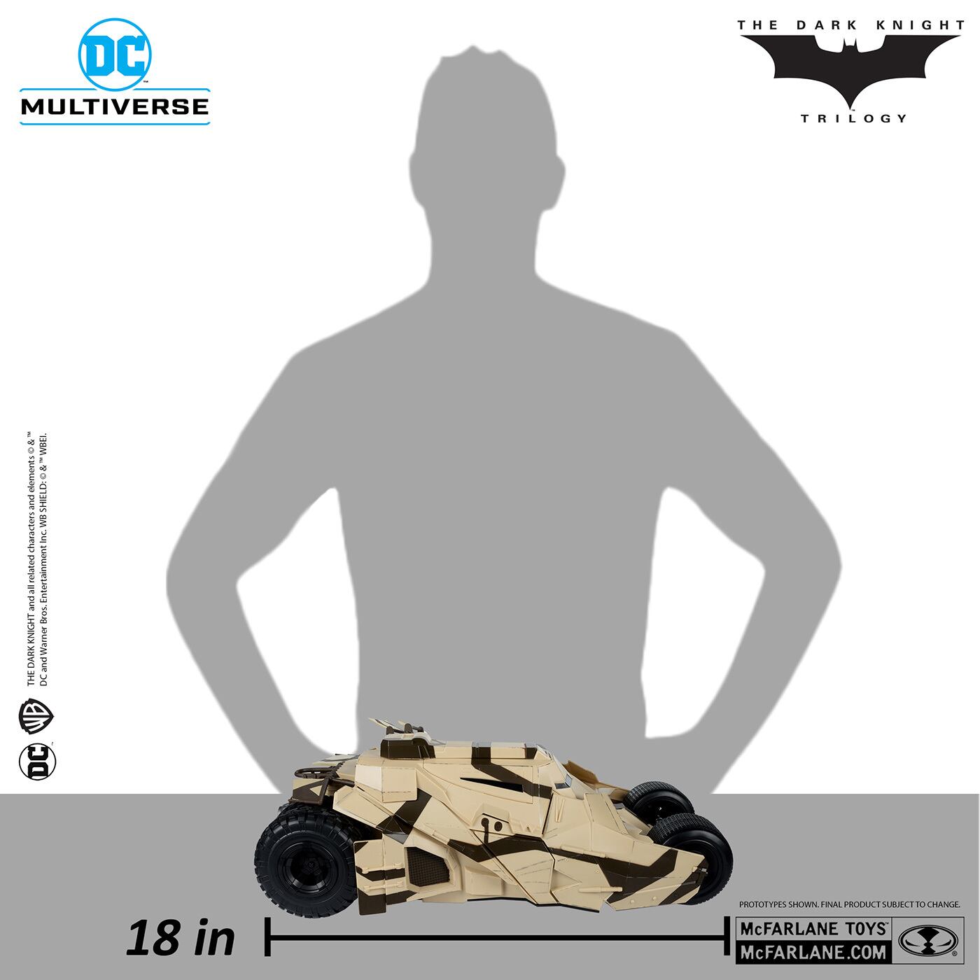 DC マルチバース ビークル ダークナイト ライジング カモフラージュ