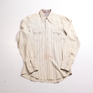 1940s VINTAGE Stripe Western Shirts c333