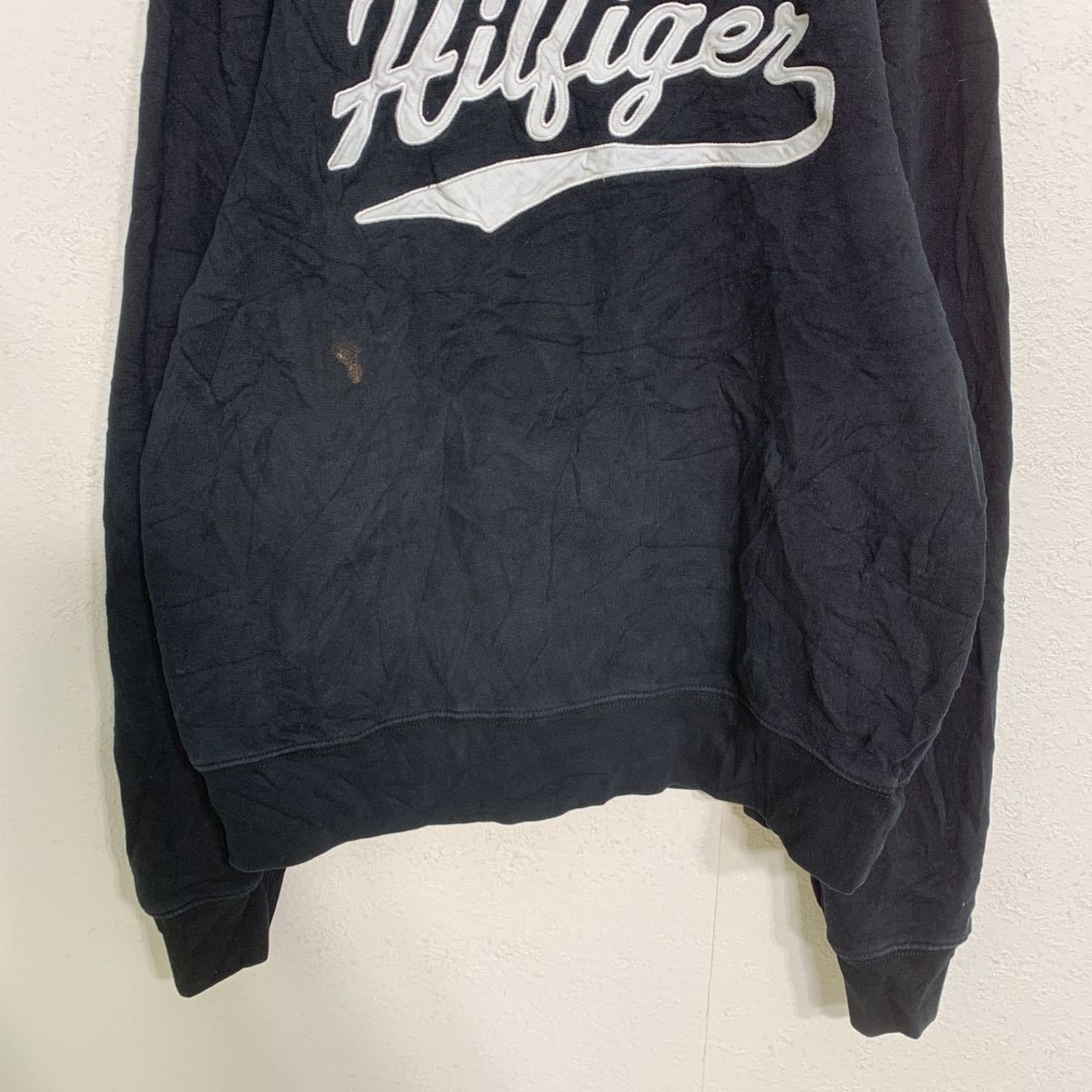 TOMMY HILFIGER スウェットトレーナー M ブラック トミーヒルフィガー 