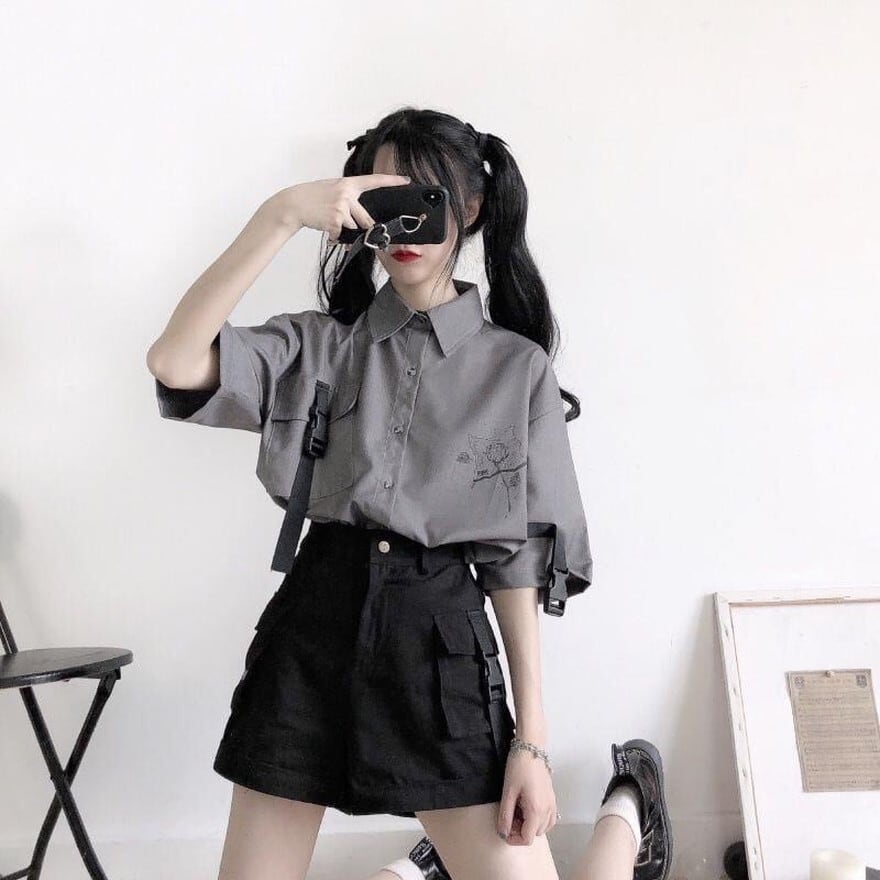 参戦服｜半袖セットアップ（ホットパンツ）｜上下で即完成｜ライブ