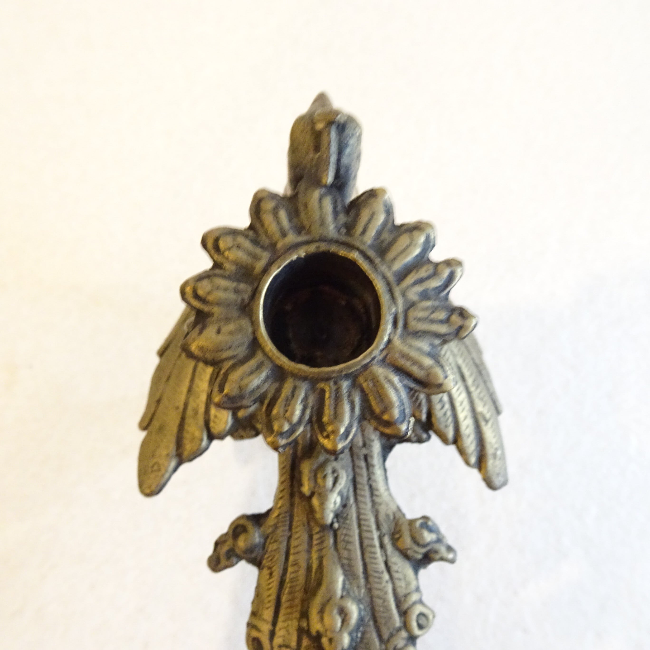 金属の鳥の燭台 | 純喫茶家具の村田商會