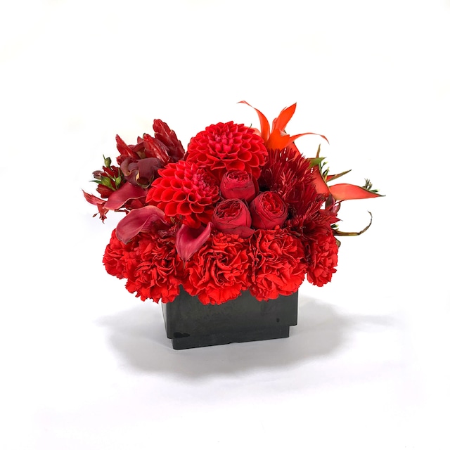 Ivre Mother's Day Flower Gift - red arrangement Size:Small