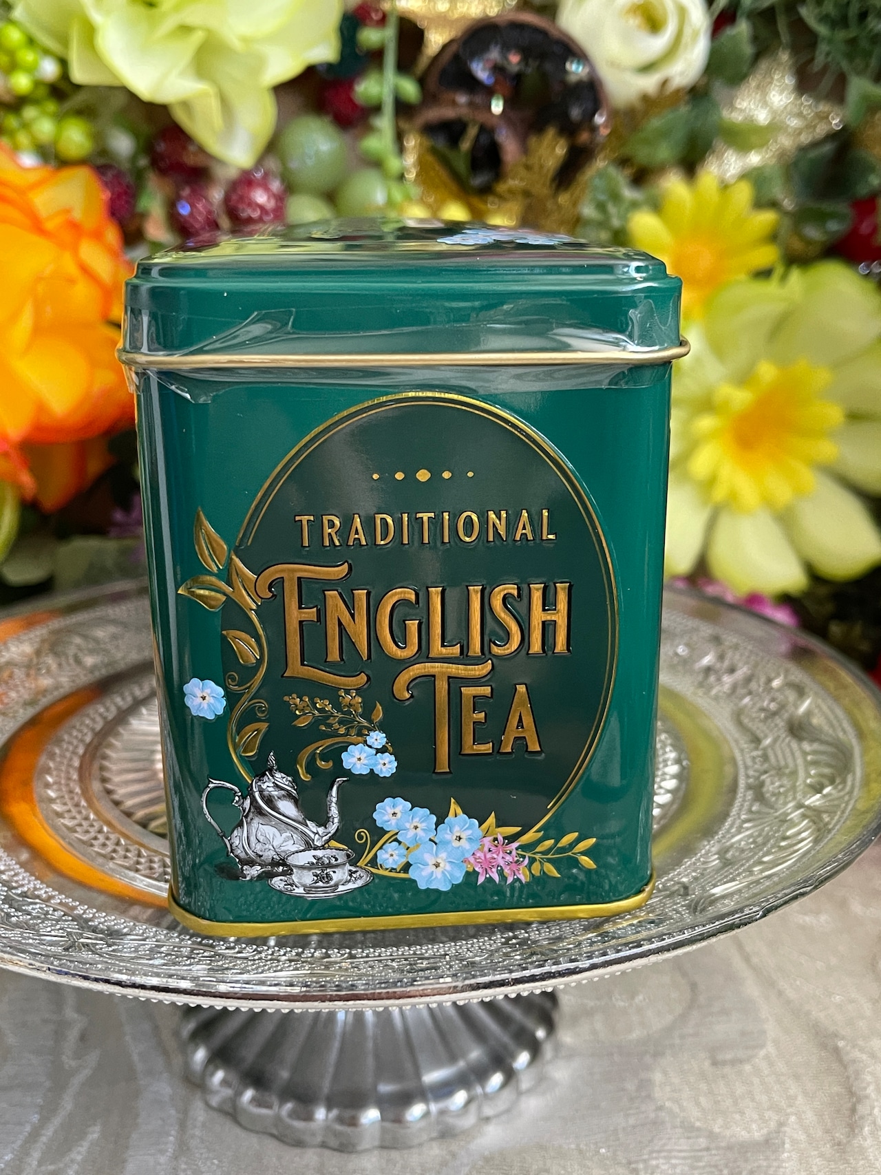 『New English Teas』グリーン(深緑) ヴィンテージヴィクトリアン トラディッショナルシリーズの画像10