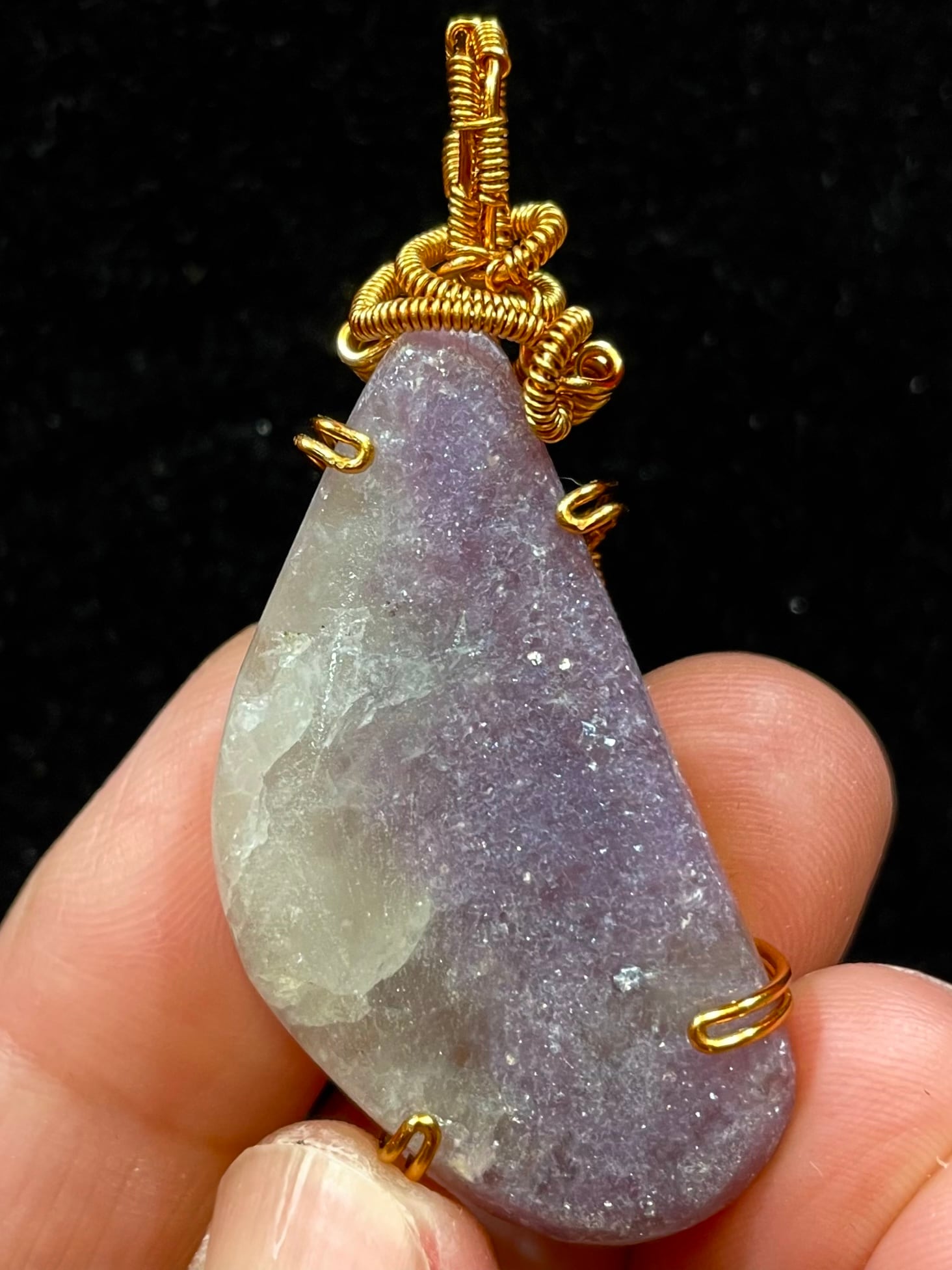 8) 採掘初期「ユーフォラライト44」ペンダントA