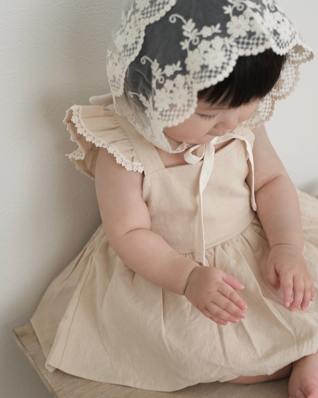 ꒰ 即納 ꒱ linen frill suit / mkids