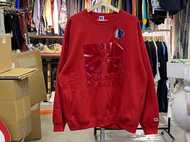 COOTIE × RUSSELL ATHLETIC 20AW Sweat Shirt RED CLEAR LARGE 25KE5966