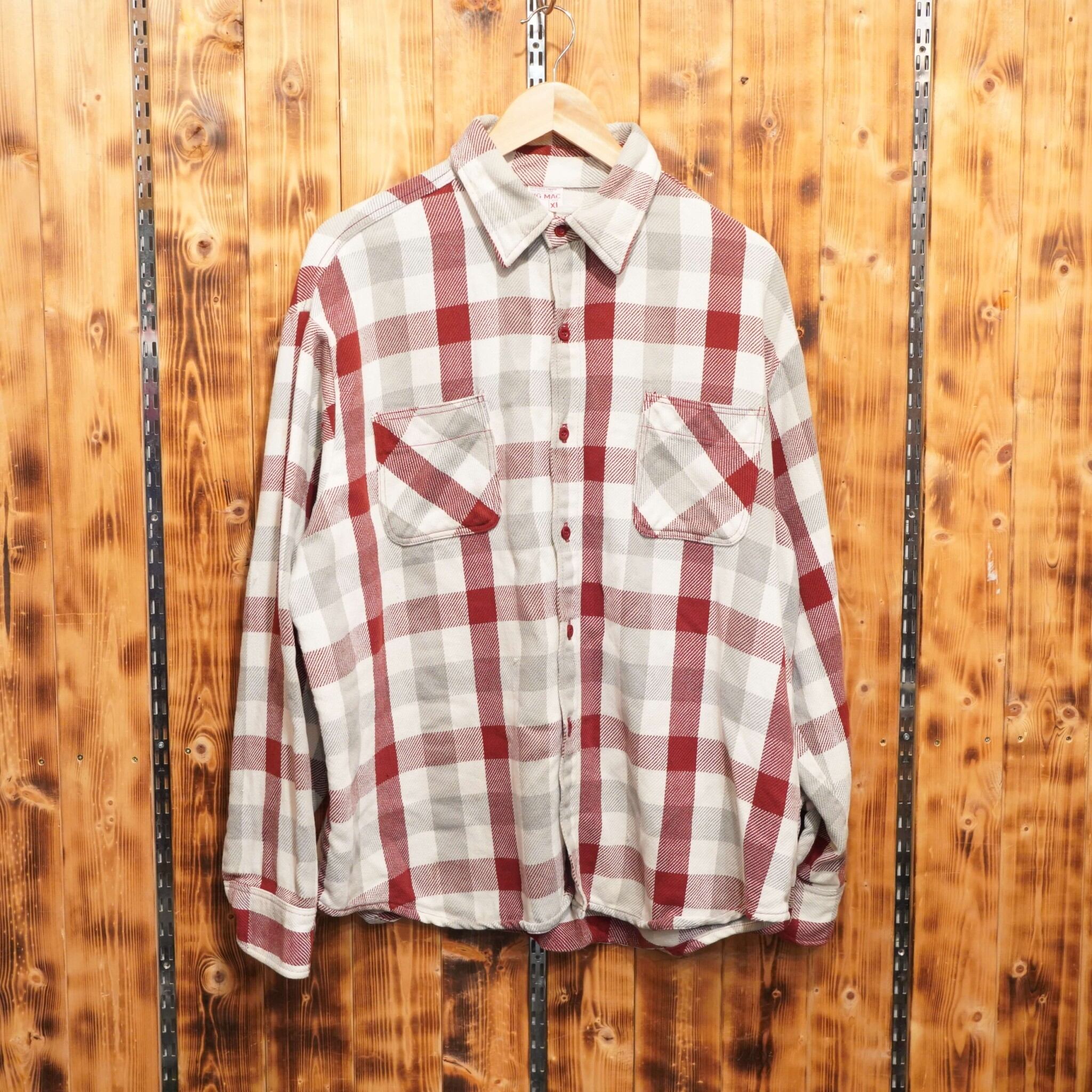 70s bigmac ネルシャツ XL/ビッグマック | 古着屋youth vintage