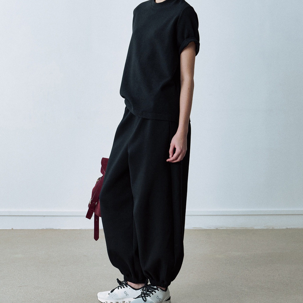 Relaxed Sweat Jogger Pants　T6175