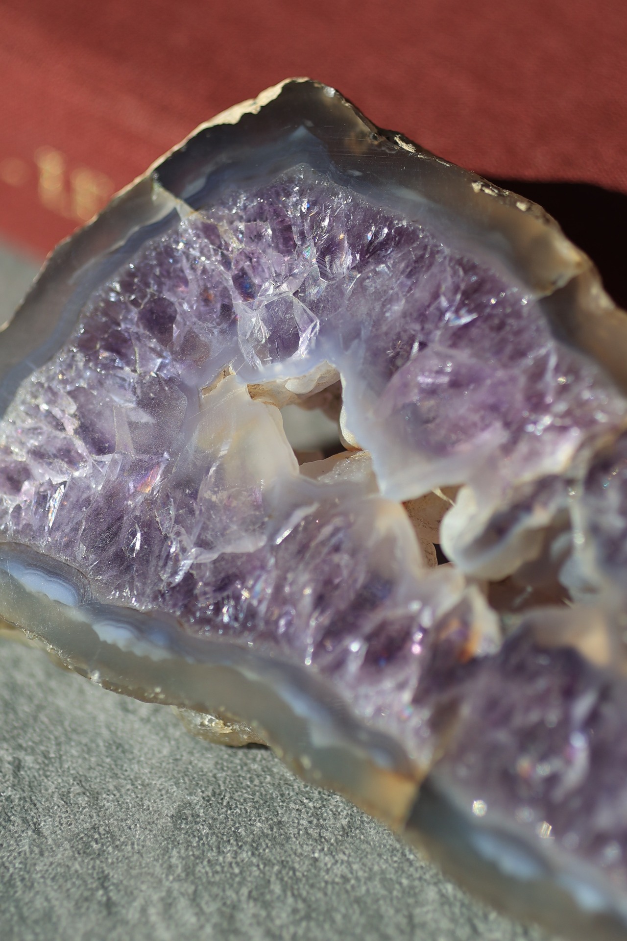 アメジスト スライスプレート ｜Amethyst Slice｜ 天然石・鉱物・パワーストーン | st00401