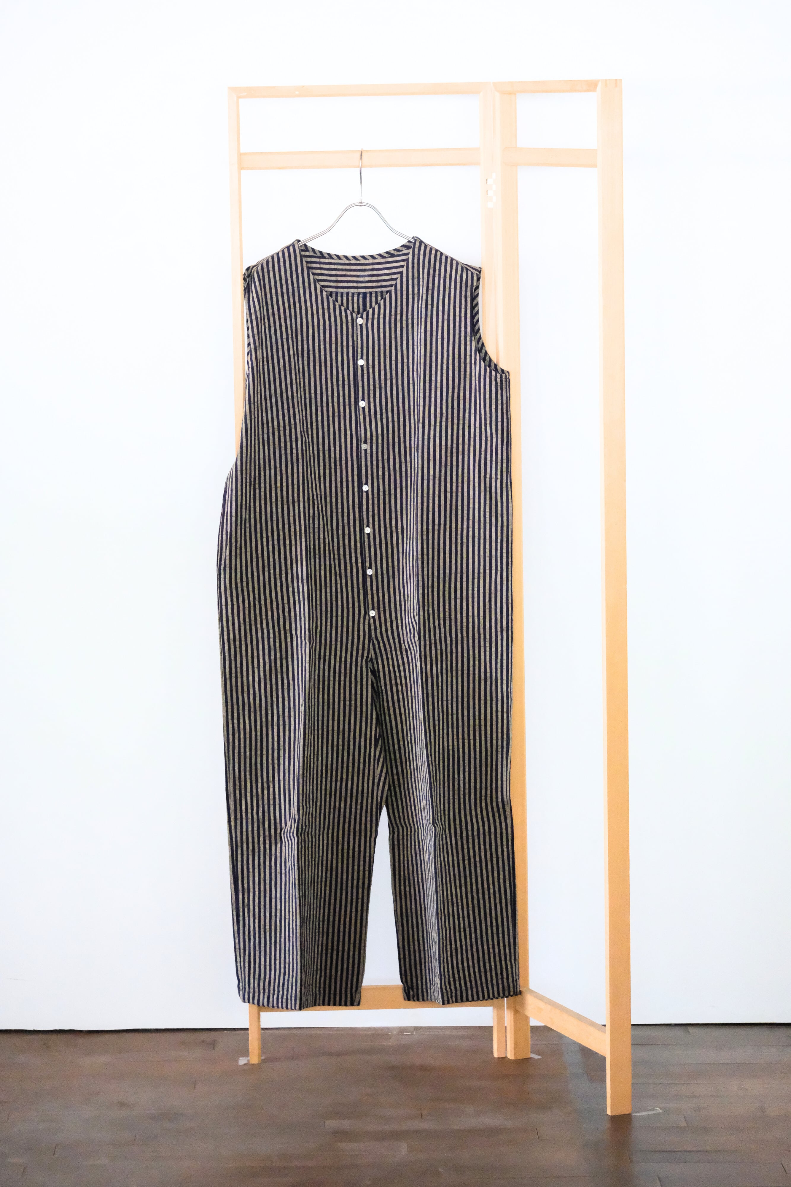 YAMMA 会津木綿Vネックジャンプスーツ AVN-JP | 美工堂 ONLINE SHOP