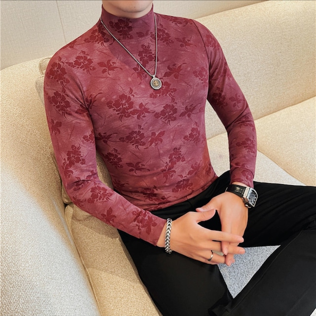 モードフラワープリントトップス（4color） M0846