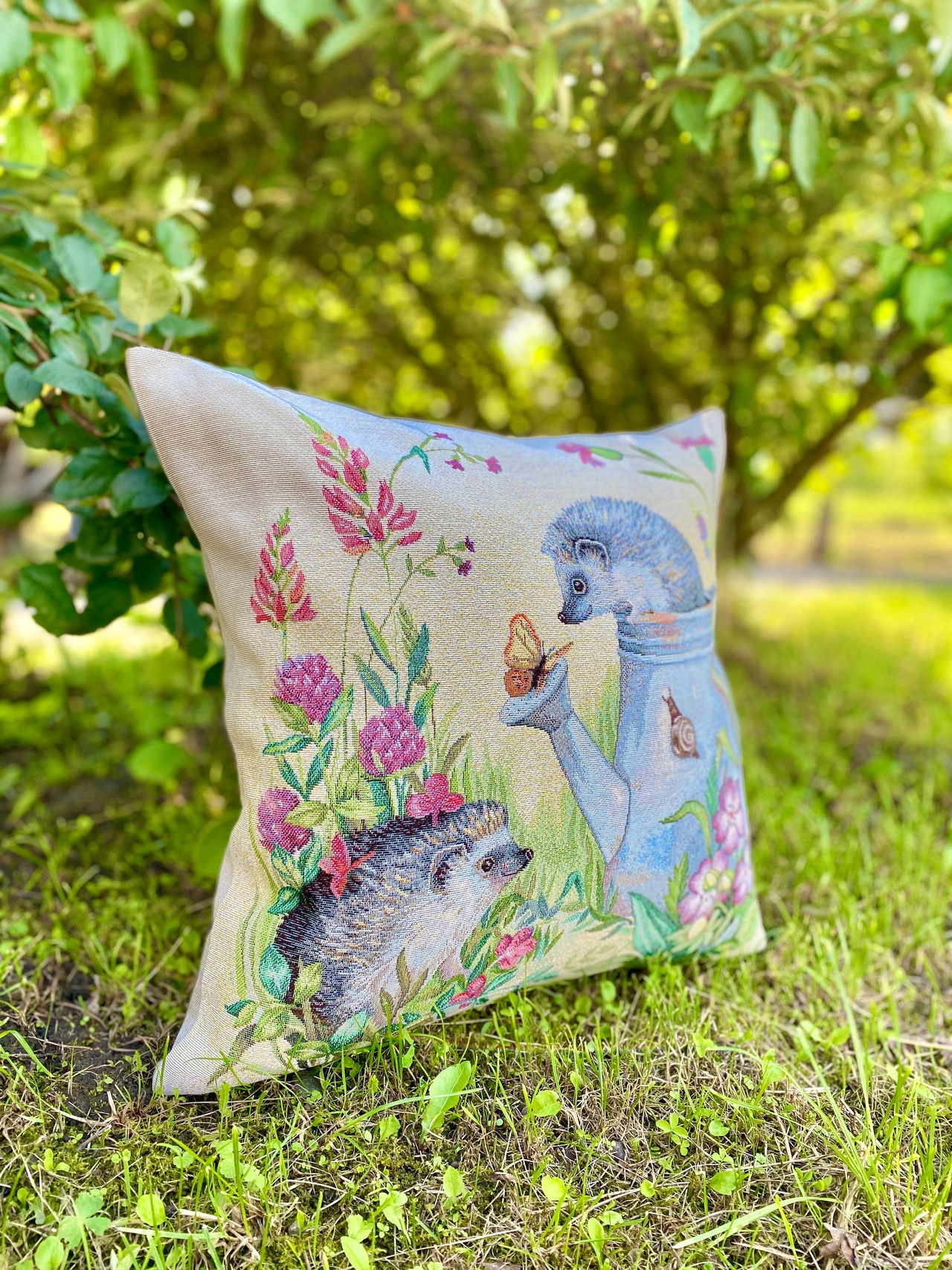 タペストリークッションカバー 45х45cm ウクライナ製　はりねずみ - 2