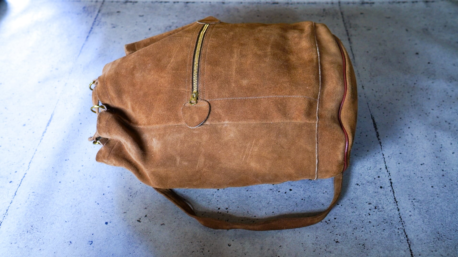 1970s】L.L.BEAN エルエルビーン スエード レザー スポーツ バッグ《旧