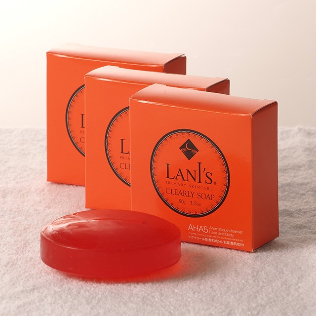 【送料無料】LANI’S CLEARLY SOAP 3個セット  ラニズ　クリアリィソープ