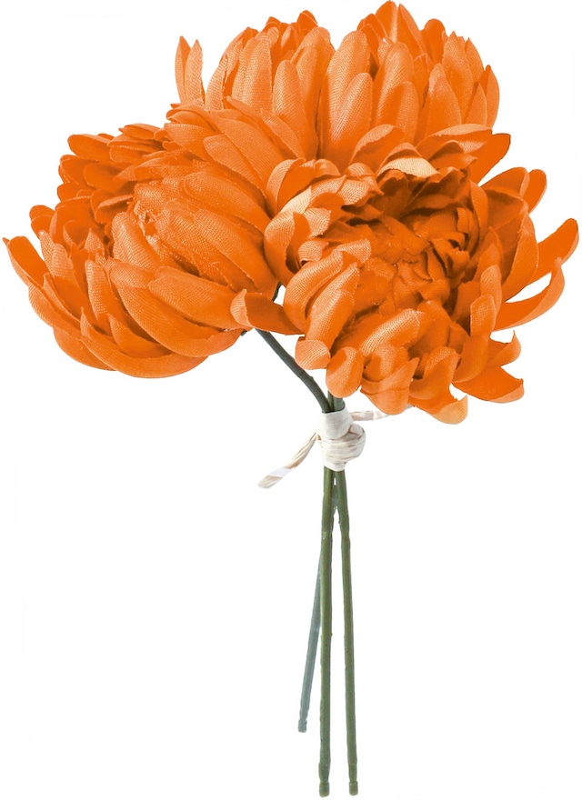 ツボミギクバンチＸ３　イエロー系　FB-2600OR　4961823420139　造花（アーティフィシャルフラワー） > 定番造花フラワー（素材）