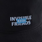 KITH x invisible friends Black Bucket Hat