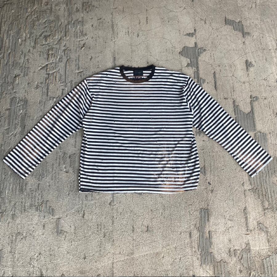 ZAC VARGAS / long sleeve T/ 2色展開(ボーダー) | AYIN ZAC VARGAS / long sleeve T/ 2色展開(ボーダー) | AYIN