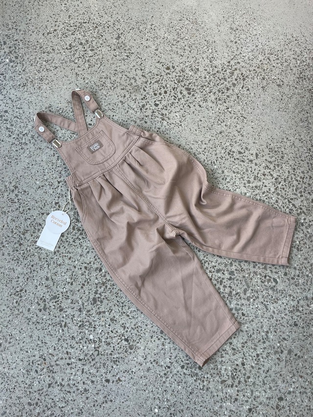 【TWIN COLLECTIVE】Bowie Bubble Overall - Latte Brown