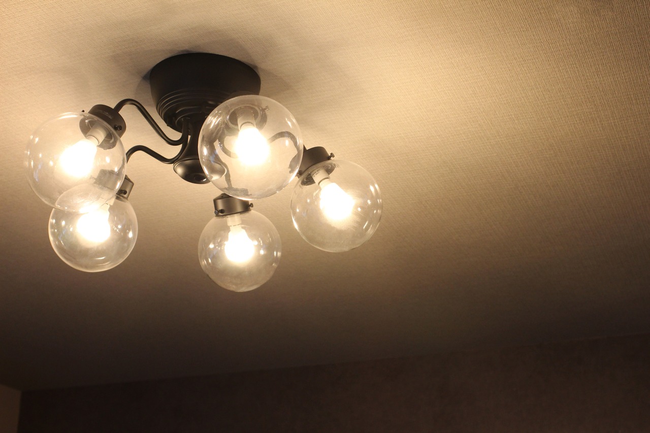 CAROL 5　キャロル 5　シーリングライト 　ブラック