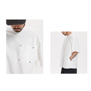 ★POCKET ROUND NECK HALF SLEEVE T　　　A0612