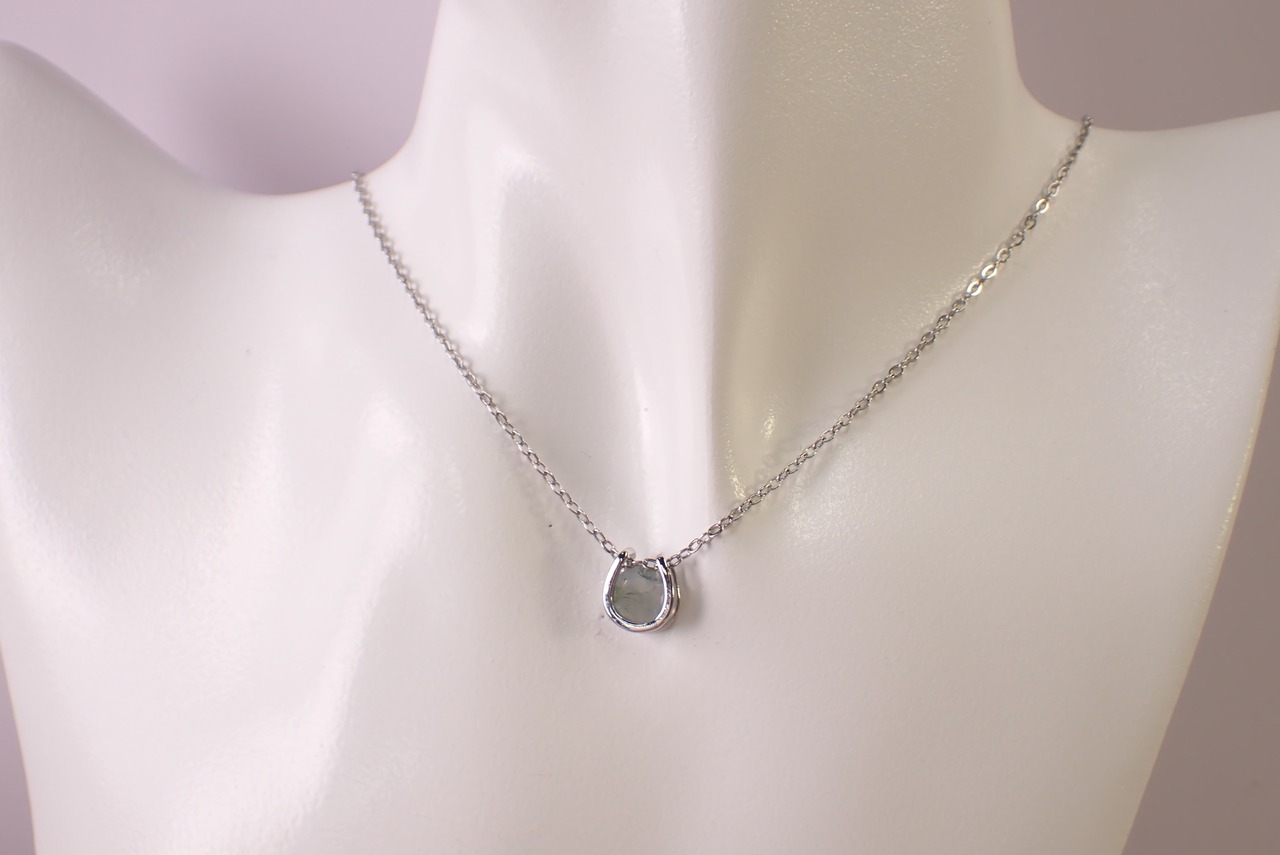 モスアゲートネックレス　169ct [D12‐183]