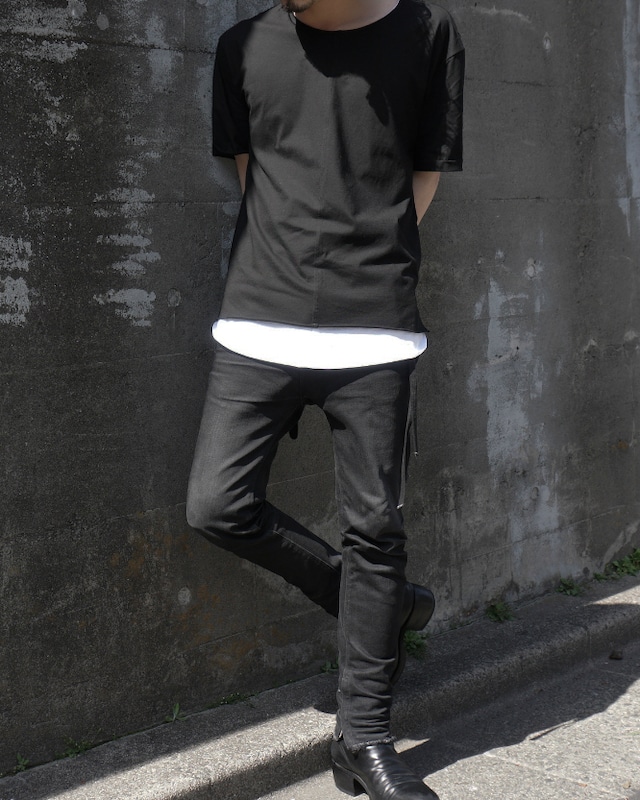 25SS ASKYY / LAYERED CUTSEW C-NECK / REGULAR