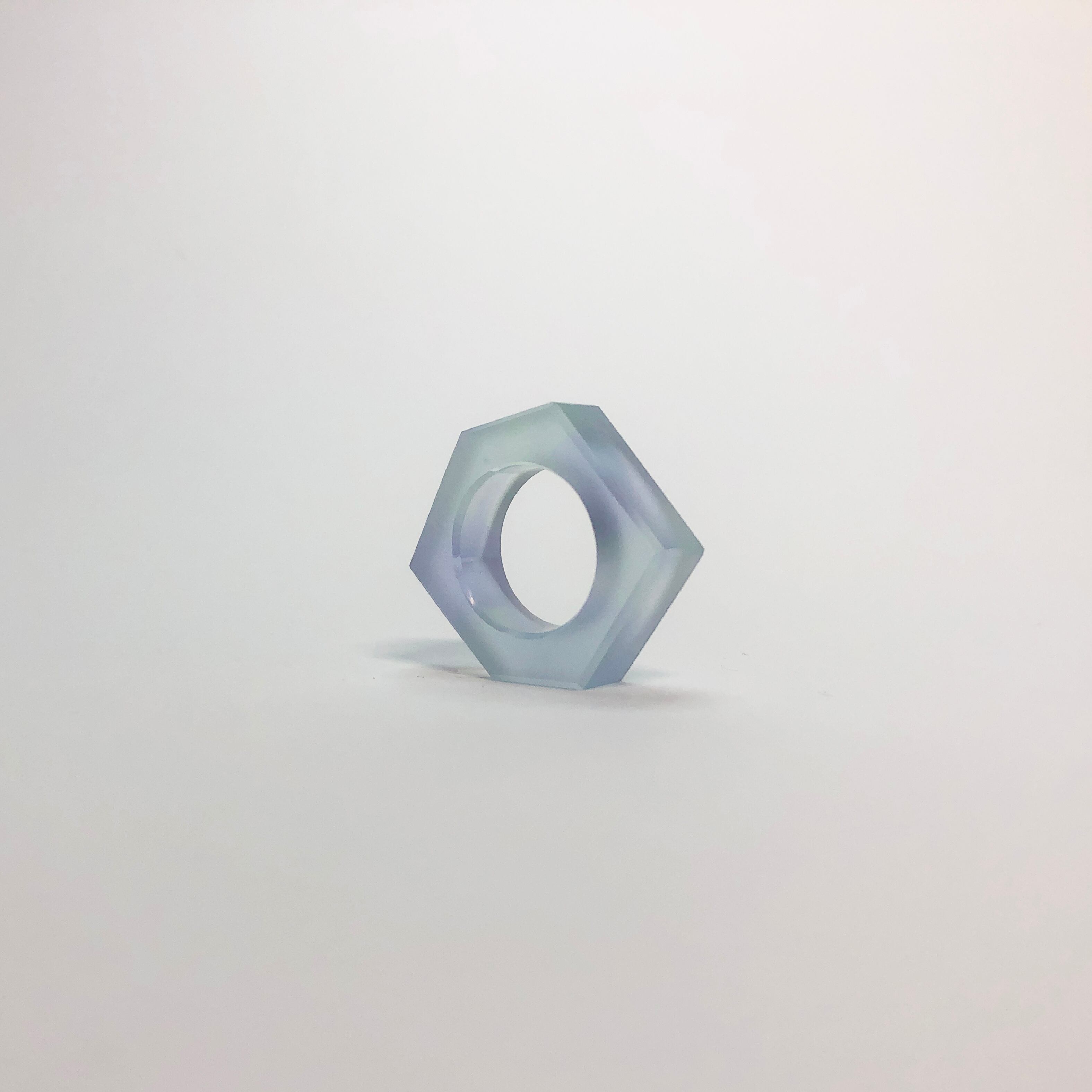 SELF - glass ring - bi-color 06