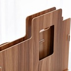 デスク収納 木製 A4収納可 小物収納 書類収納 幅33cm 多機能収納棚 オフィス用品 ヴィンテージ 北欧