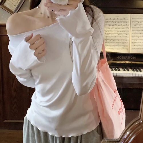 2色／オフショルメロウトップス ・75924