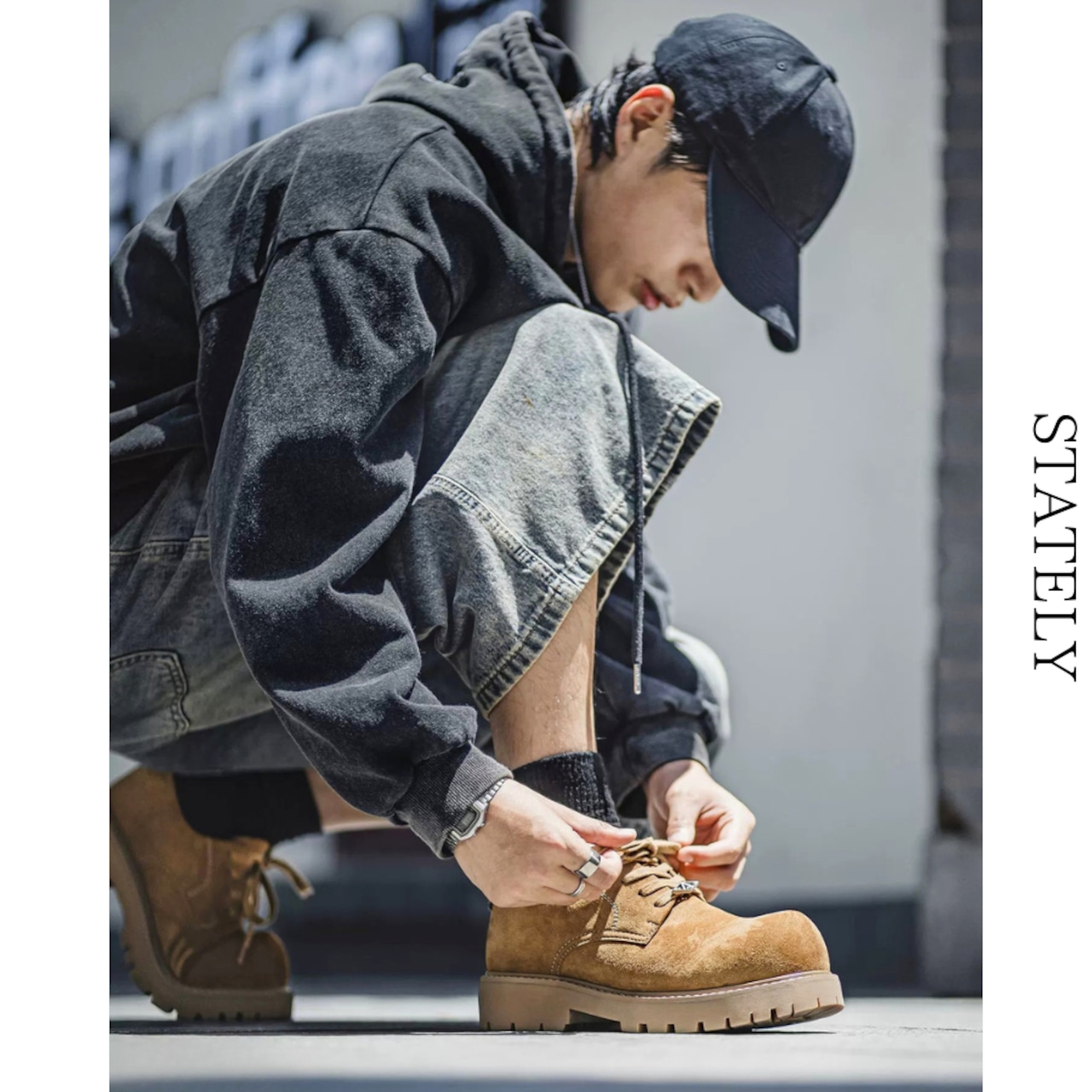 Suede Chunky ダービーシューズ_S03・画像6