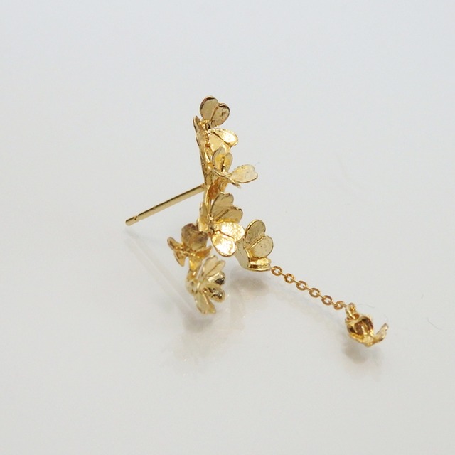 クローバー畑のピアス(gold)